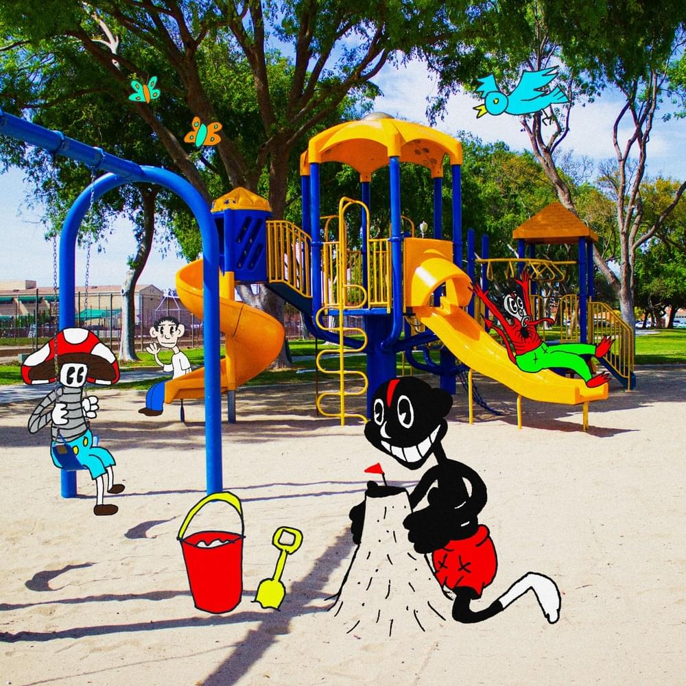 Album cover art for "LEFT FREESTYLE" by Lil Darkie