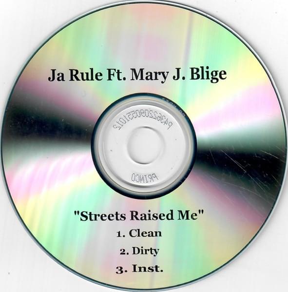 Album cover art for "Streets Raised Me" by Ja Rule & Mary J. Blige