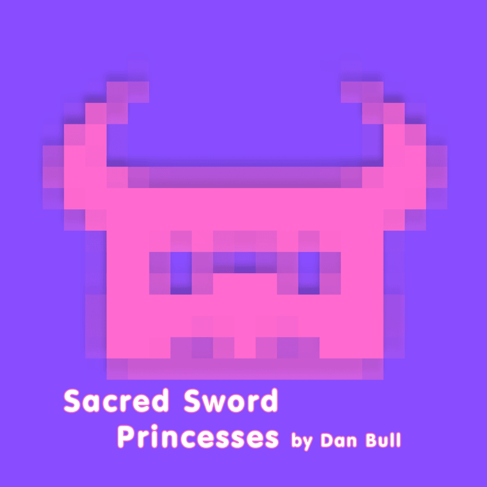 Album cover art for "Sacred Sword Princesses" by Dan Bull
