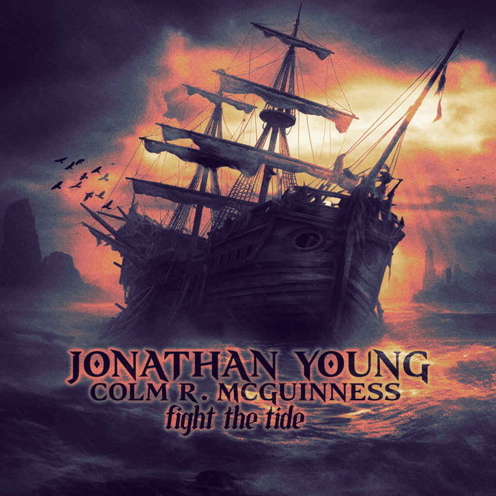 Album cover art for "Fight the Tide" by Jonathan Young & Colm R. McGuinness