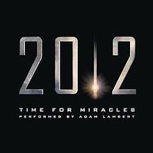 Album cover art for "Time for Miracles" by Adam Lambert