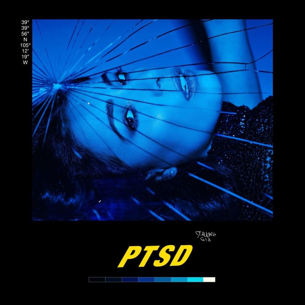 Album cover art for "PTSD" by Stalking Gia
