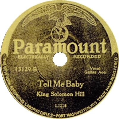 Album cover art for "Tell Me Baby" by King Solomon Hill
