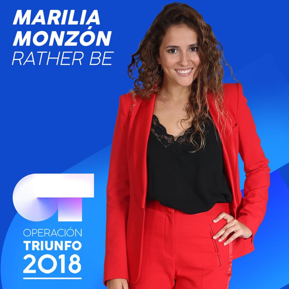 Album cover art for "Rather Be" by Operación Triunfo 2018 & Marilia Monzón