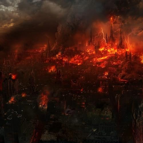 Album cover art for "Rapid Rager" by Landfill