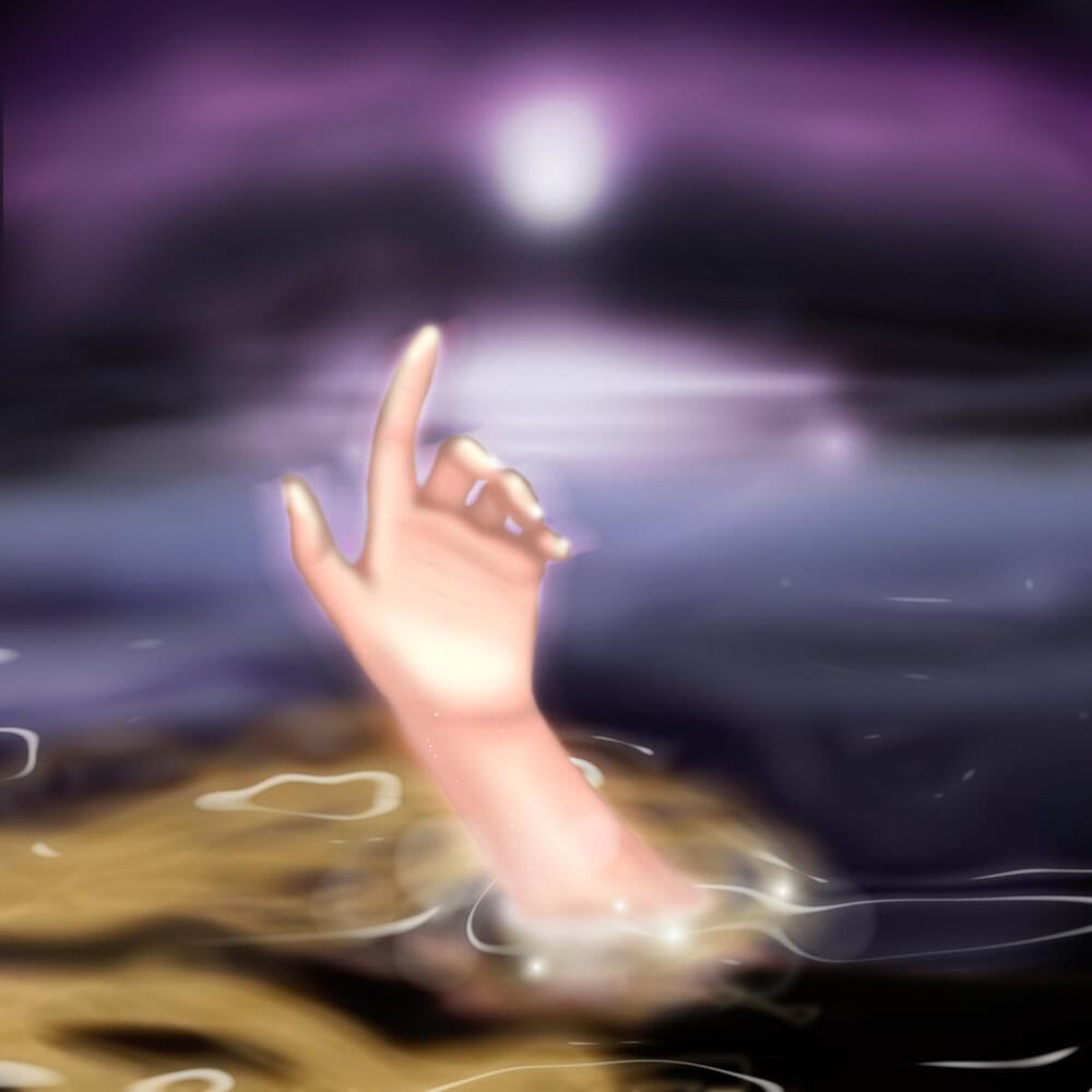 Album cover art for "over u" by caro♡