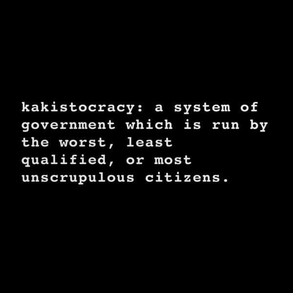Album cover art for "Kakistocracy" by Therapy? (Band)