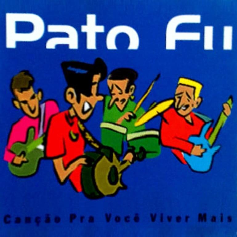 Album cover art for "Canção Pra Você Viver Mais" by Pato Fu