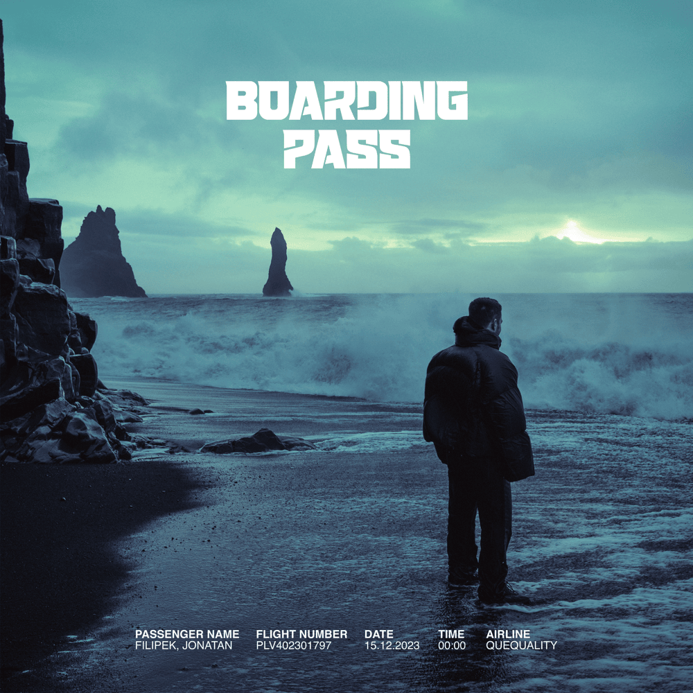 Album cover art for "Boarding Pass" by Filipek