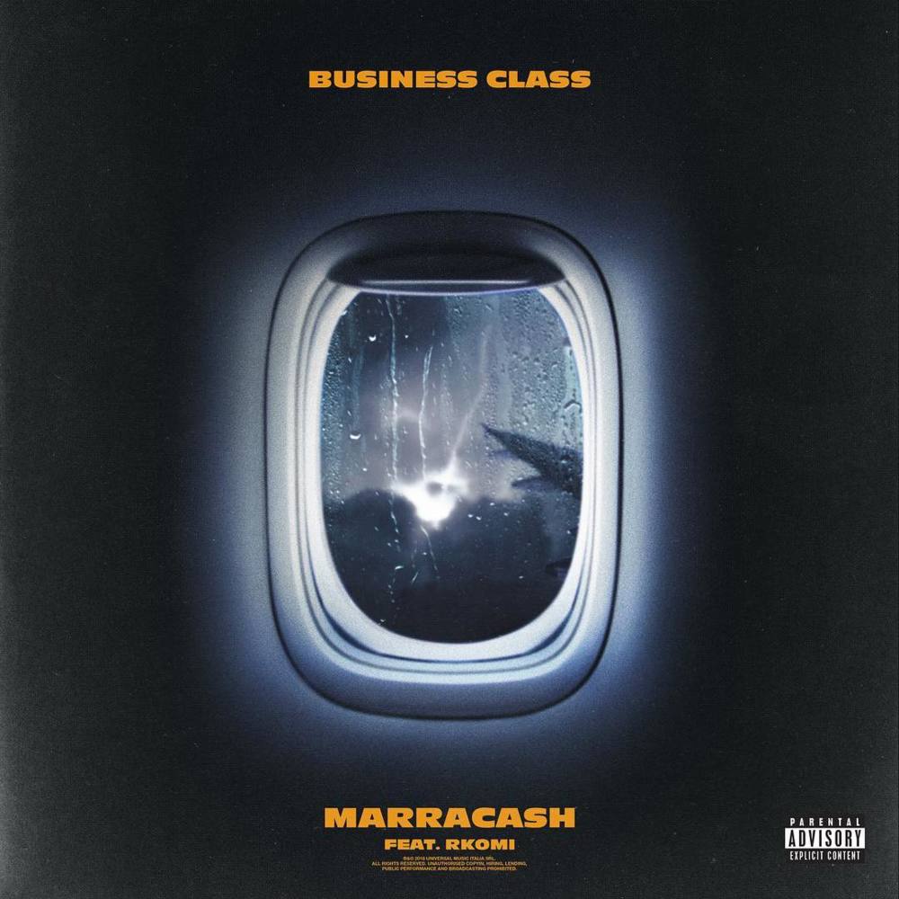 Album cover art for "Business Class" by Marracash & Rkomi