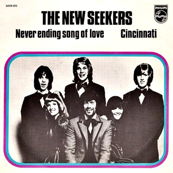 Album cover art for "Never Ending Song of Love" by The New Seekers