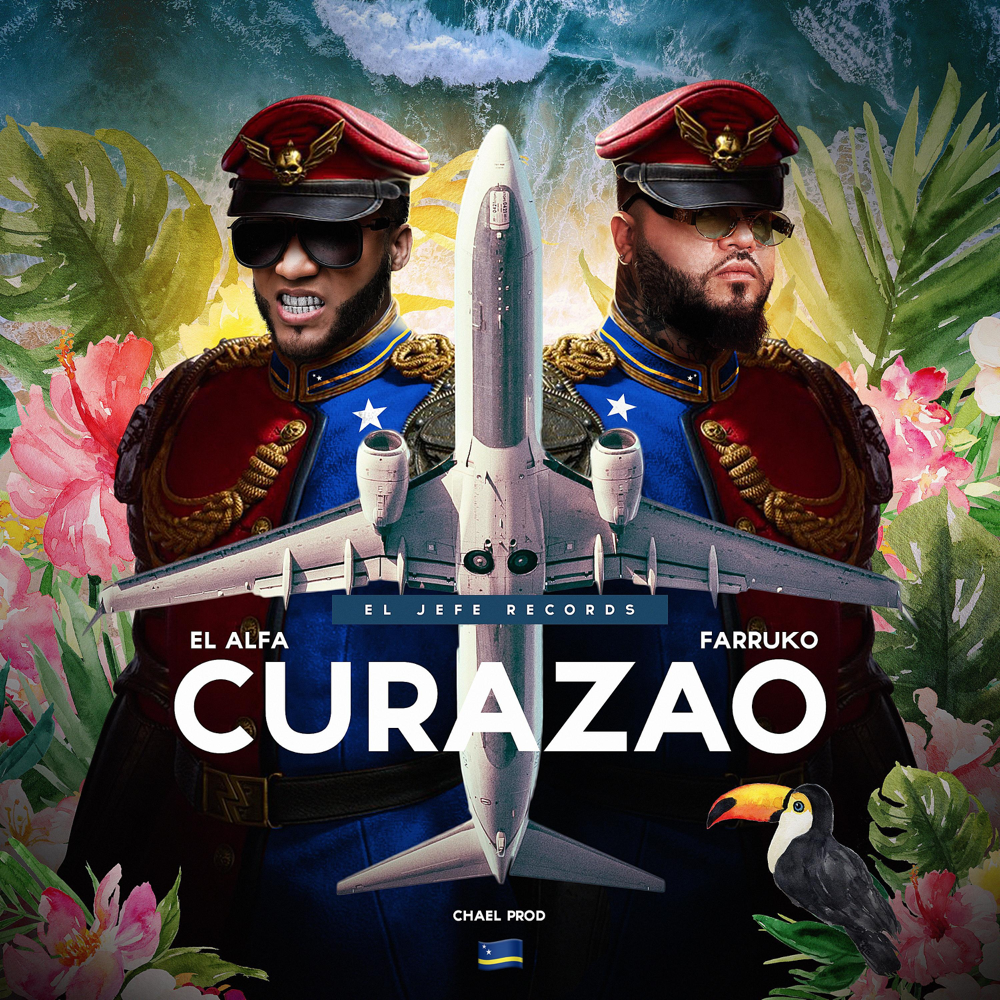 Album cover art for "Curazao" by El Alfa