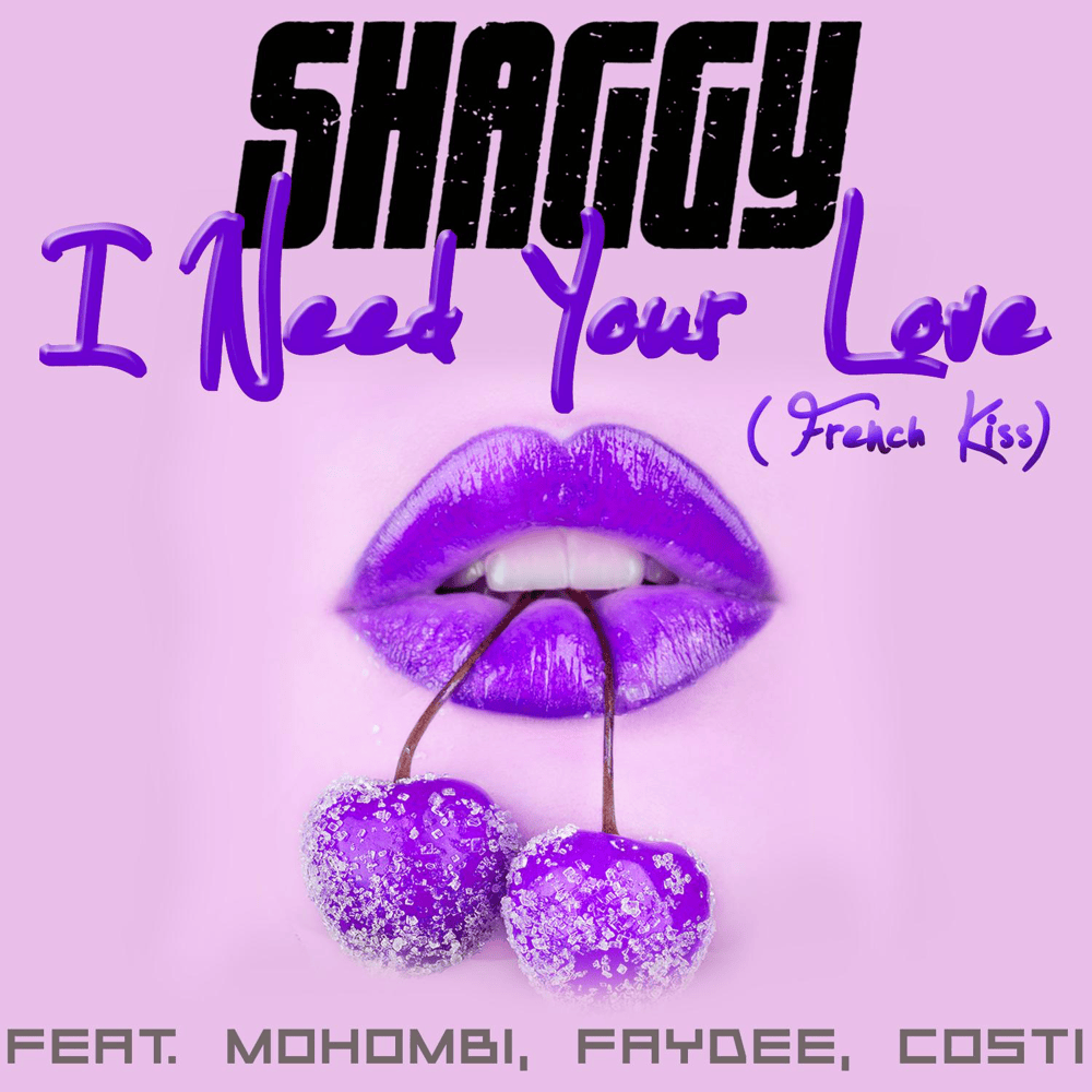 Album cover art for "Habbi Love (French Kiss)" by Shaggy & Costi (ROU) & Faydee & Mohombi
