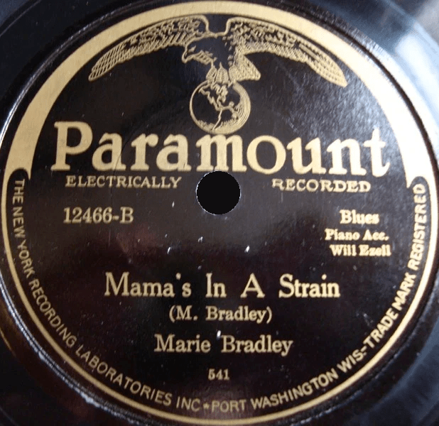 Mama’s In A Strain by Marie Bradley