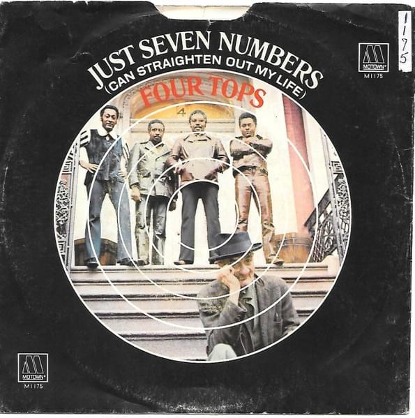 Album cover art for "Just Seven Numbers (Can Straighten Out My Life)" by The Four Tops