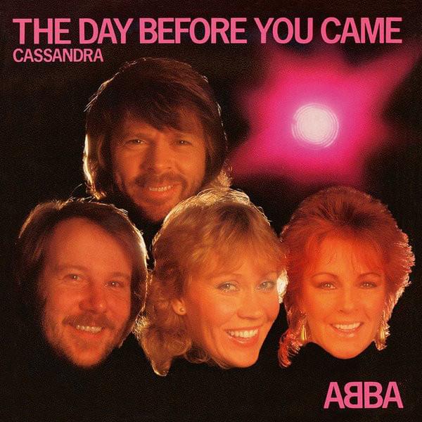 Album cover art for "The Day Before You Came" by ABBA