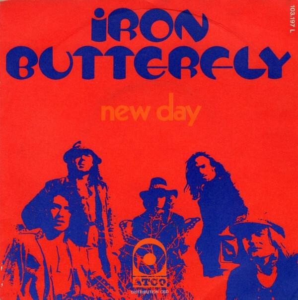Album cover art for "New Day" by Iron Butterfly