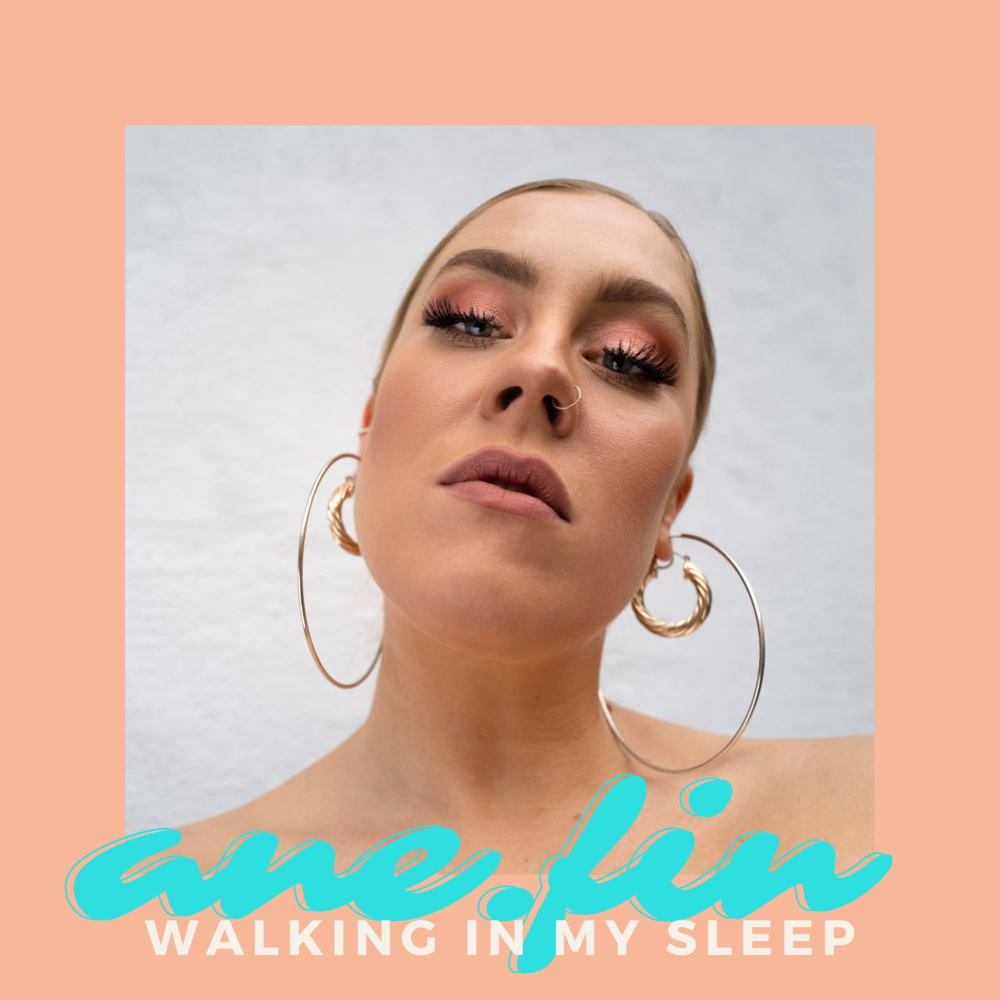 Album cover art for "Walking in My Sleep" by Ane.Fin