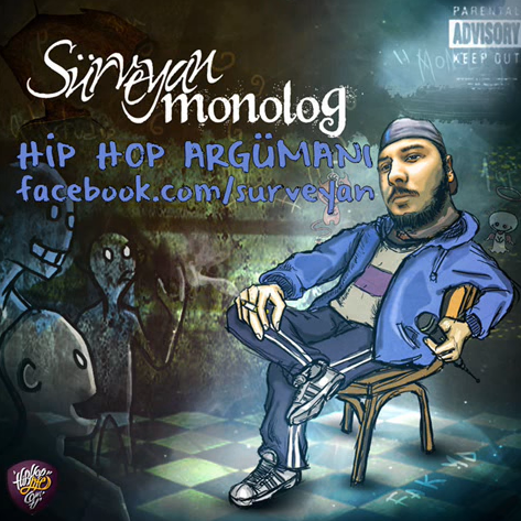 Album cover art for "Dünyanın Kalbi" by Sürveyan & Ados