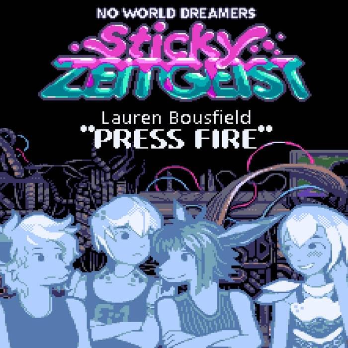 Album cover art for "Press Fire" by Lauren Bousfield