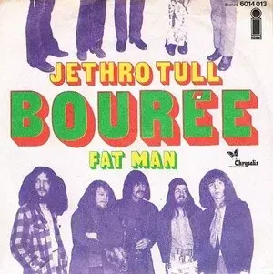 Album cover art for "Bourée" by Jethro Tull