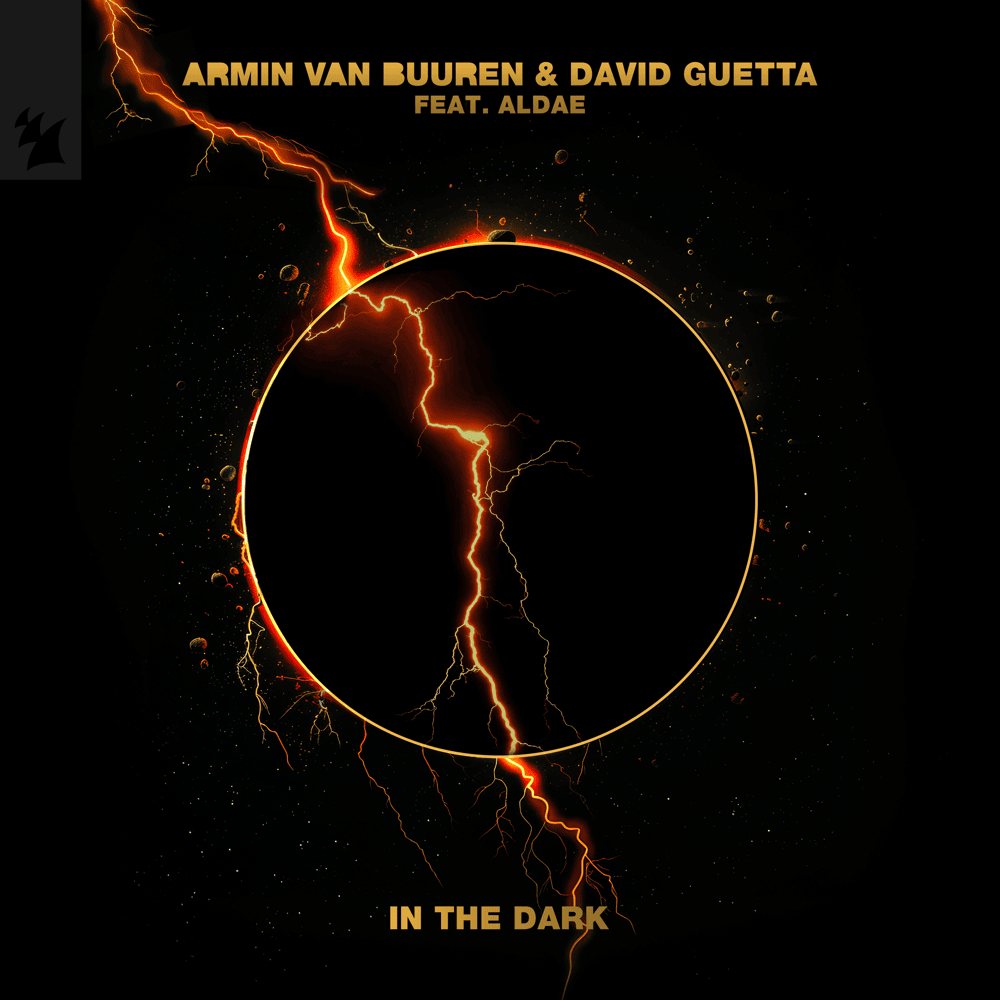 Album cover art for "In The Dark" by Armin van Buuren & Aldae