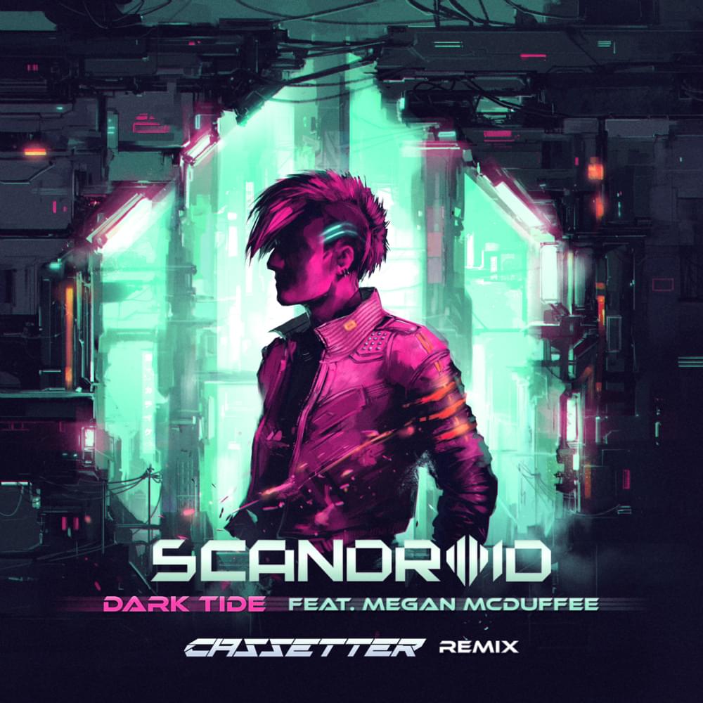 Album cover art for "Dark Tide [Cassetter Remix]" by Scandroid & Megan McDuffee
