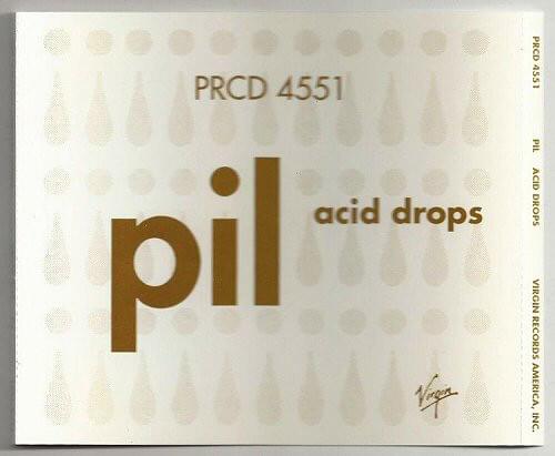 Album cover art for "Acid Drops" by Public Image Ltd.