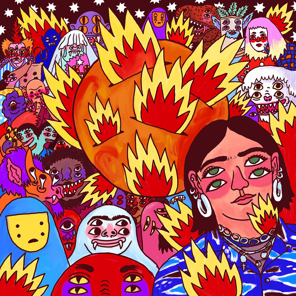 Album cover art for "Glitter" by triple j