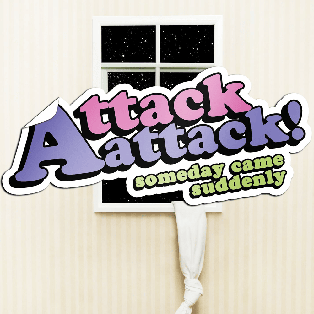 Album cover art for "Shred, White, and Blue" by Attack Attack!