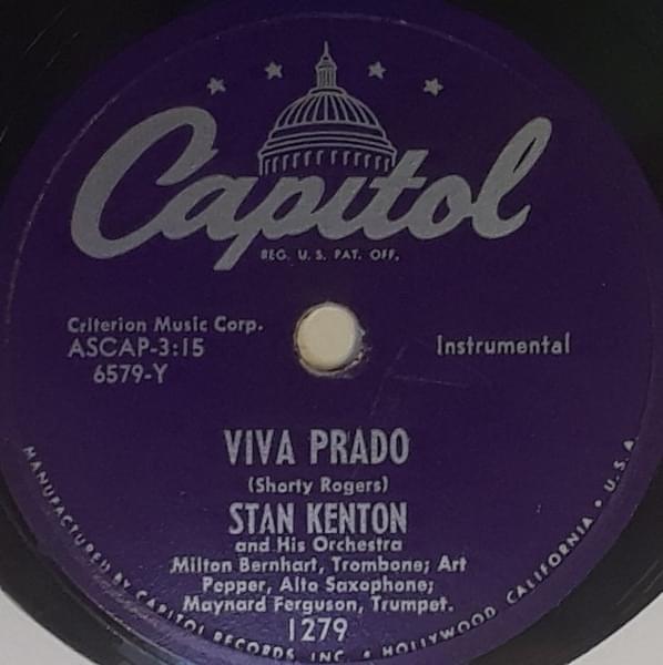 Album cover art for "Viva Prado" by Stan Kenton
