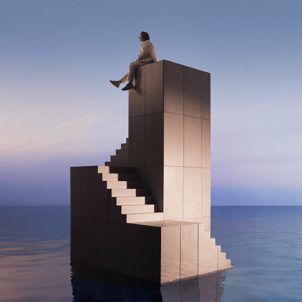 Album cover art for "Lewis Capaldi - Burning (Tradução em Português)" by Genius Brasil Traduções