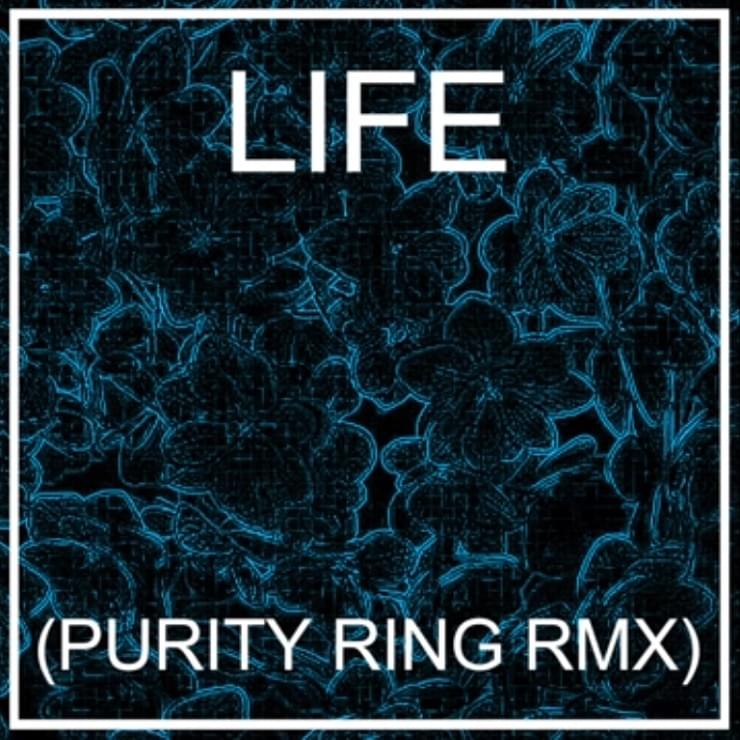 Album cover art for "LIFE (PURITY RING RMX)" by HEALTH & Purity Ring