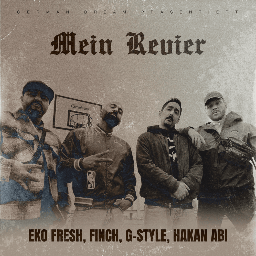 Album cover art for "Mein Revier" by Eko Fresh & Hakan Abi