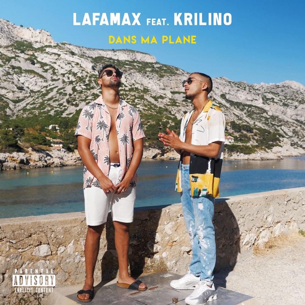 Album cover art for "Dans ma plane" by La Famax & Krilino