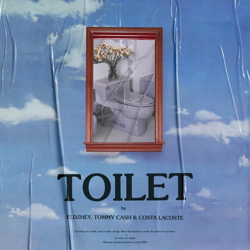 Album cover art for "Toilet" by Элджей (Eldzhey) & Коста Лакоста (Kosta Lakosta) & Tommy Cash