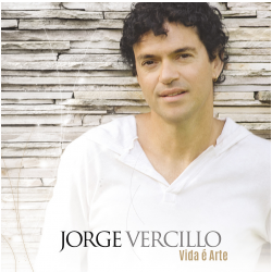 Album cover art for "Silêncio na Favela" by Jorge Vercillo & Carlinhos Brown