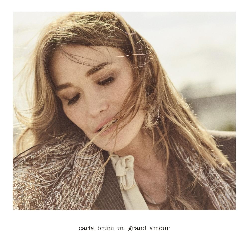 Album cover art for "Un grand amour" by Carla Bruni
