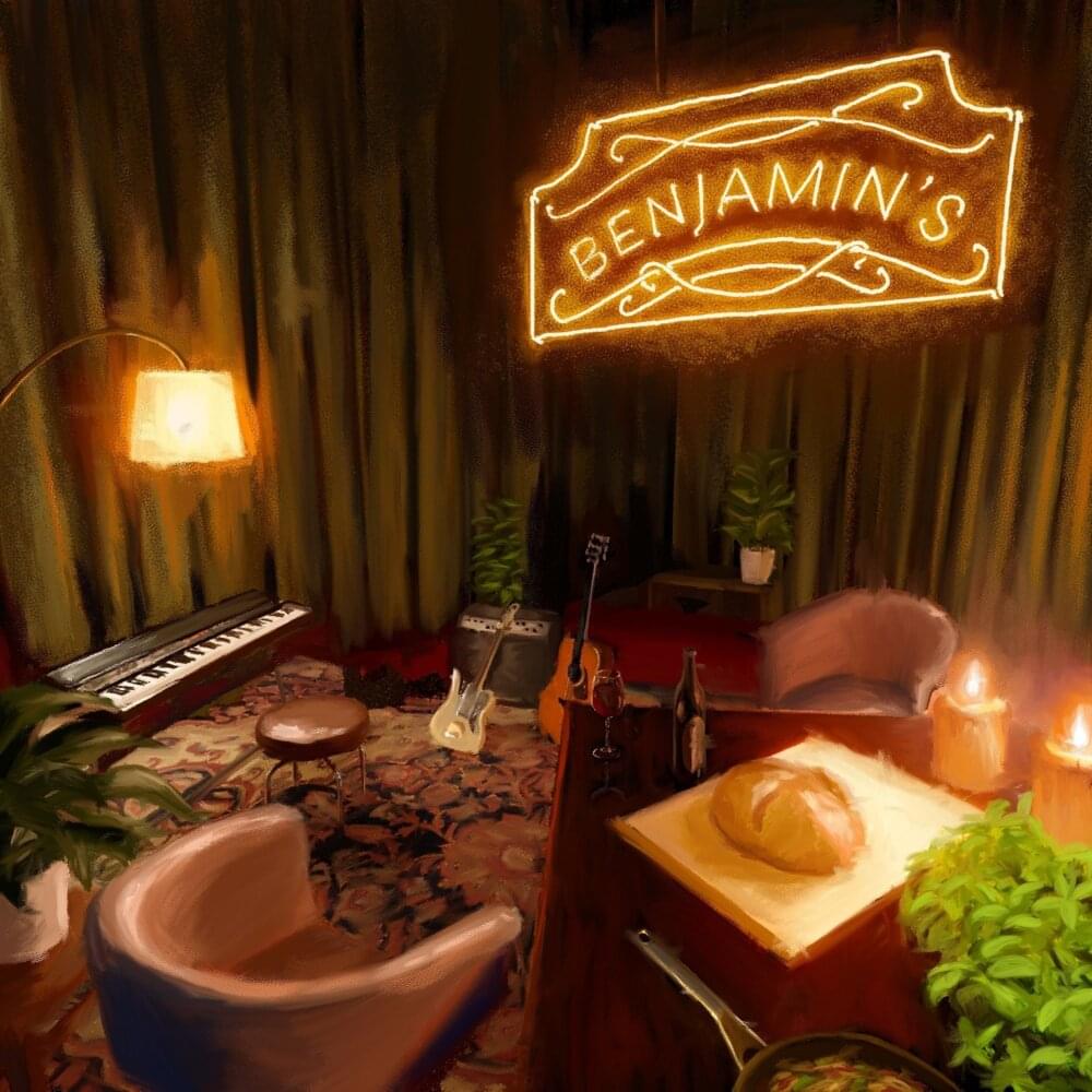Album cover art for "Come Give Me Love - Live at Benjamin’s" by Benjamin Ingrosso & First Aid Kit