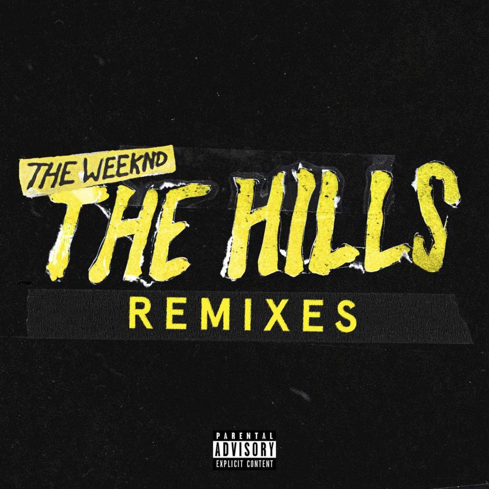 Album cover art for "The Hills (Nicki Minaj Remix)" by The Weeknd & Nicki Minaj