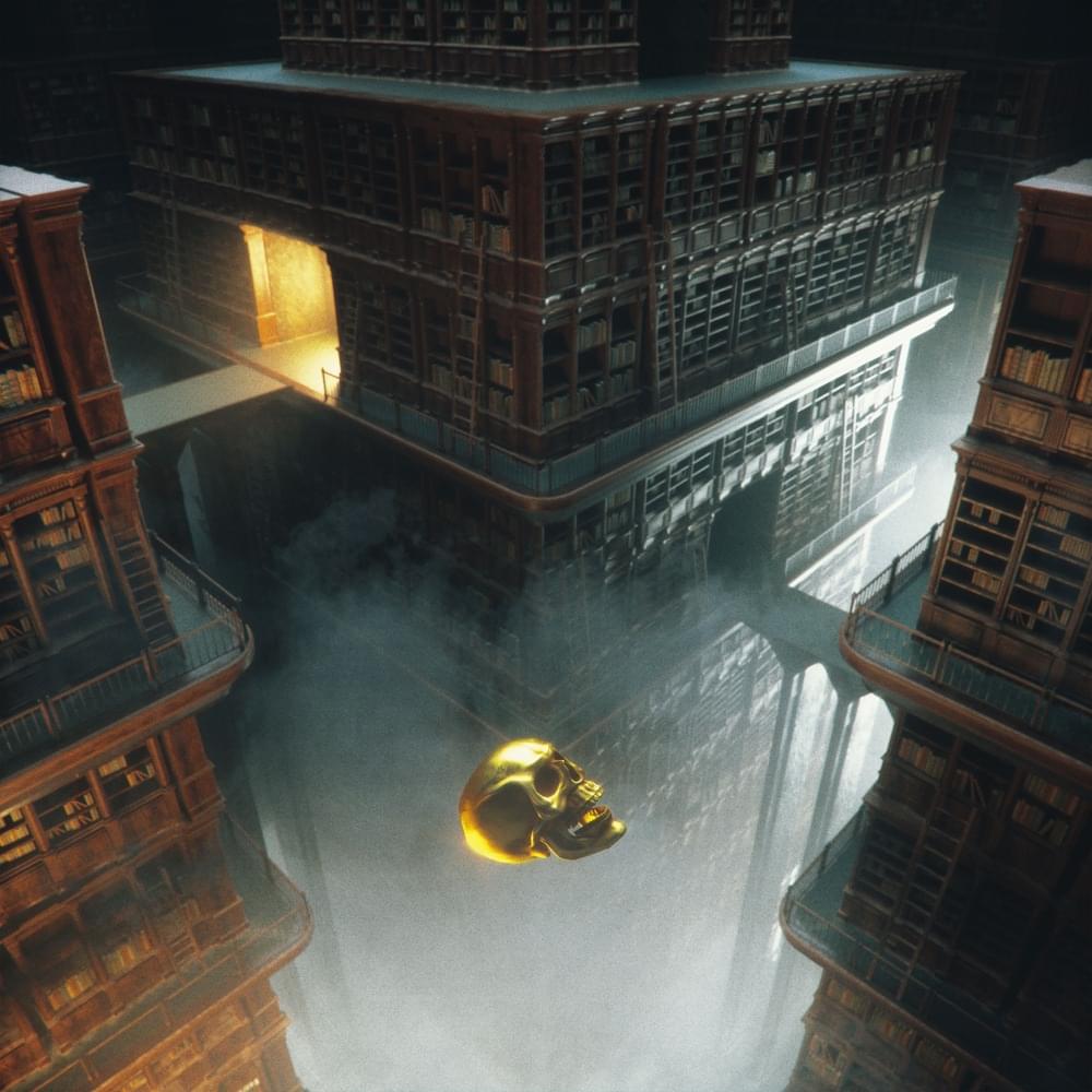 Album cover art for "Written Maze" by DROELOE & Iris Penning