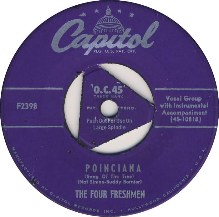 Album cover art for "Poinciana" by The Four Freshmen