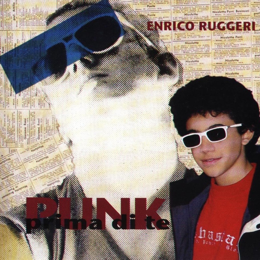 Album cover art for "All The Young Dudes" by Enrico Ruggeri