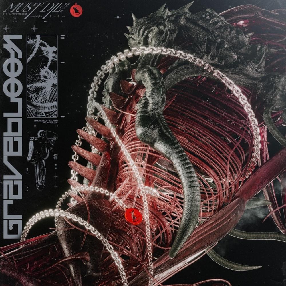 Album cover art for "GRAVEBLOOM" by MUST DIE!
