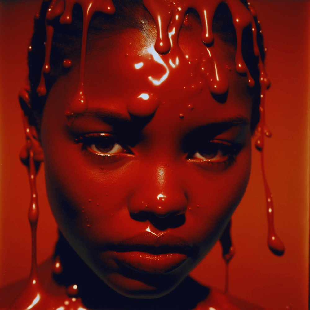 Album cover art for "BLOOD" by Sean Leon
