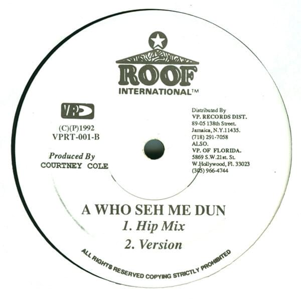 A Who Seh Me Dun (Version) by Cutty Ranks