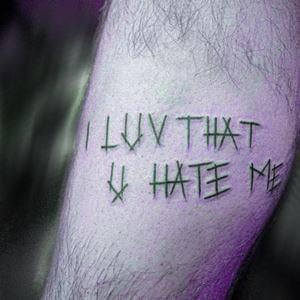 Album cover art for "i luv that u hate me" by Story Untold & Kellin Quinn