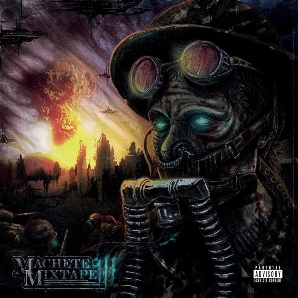 Album cover art for "Malessere" by Machete & En?gma