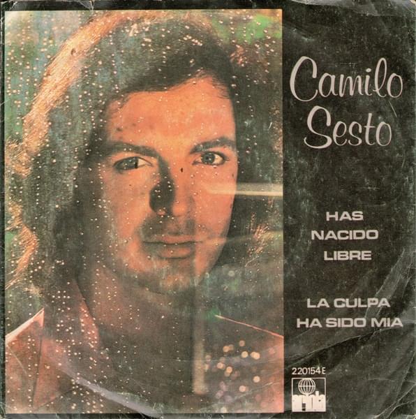 Album cover art for "Has Nacido Libre" by Camilo Sesto