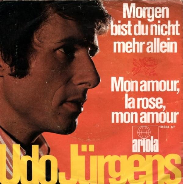 Album cover art for "Morgen bist du nicht mehr allein" by Udo Jürgens